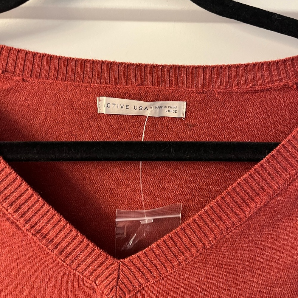 Rust sweater